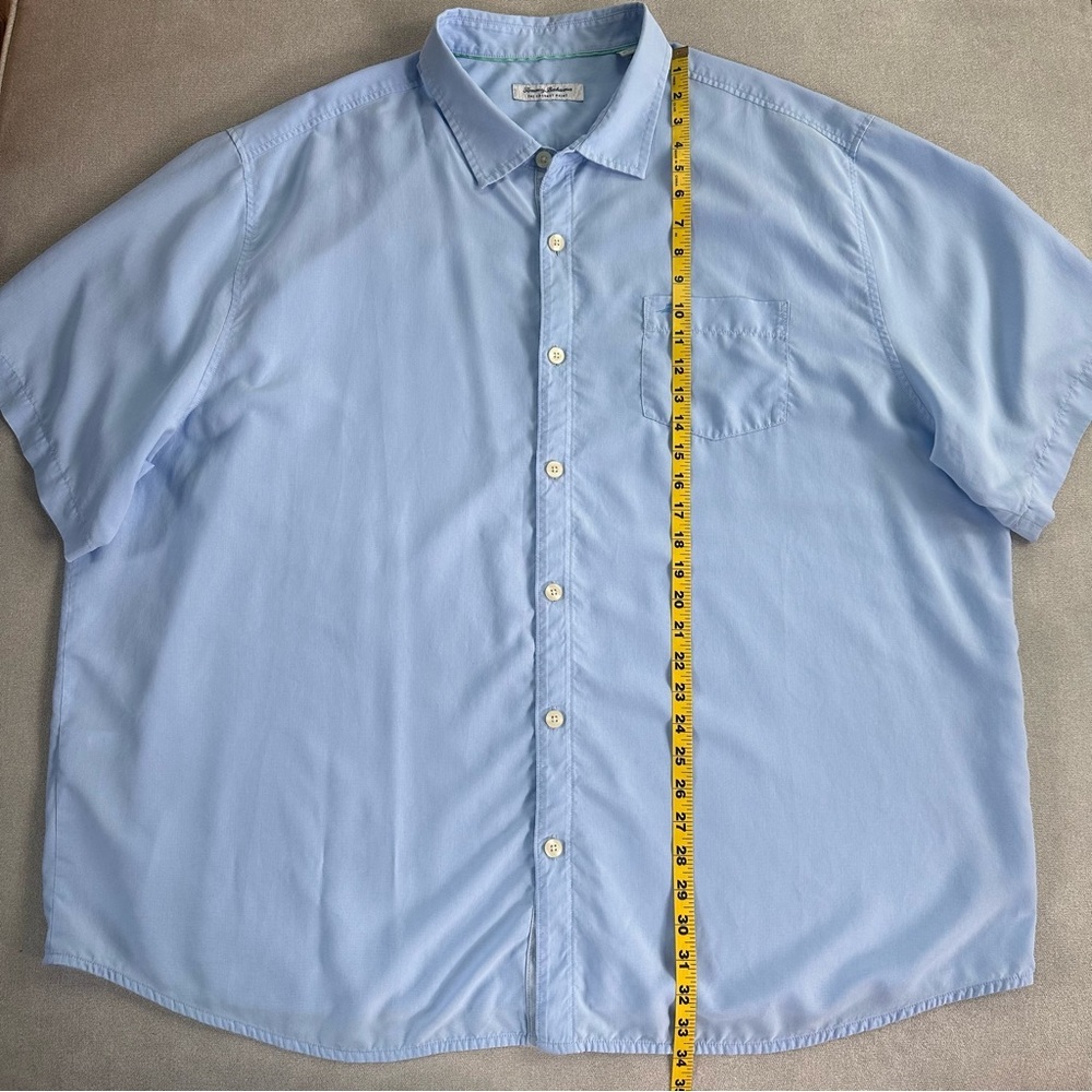 Tommy Bahama Coconut Point Island Zone Button Down Shirt. Blue. 3XLB. Minor Flaw - Picture 8 of 10